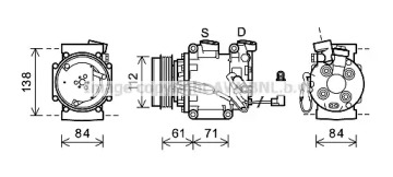 Компрессор AVA QUALITY COOLING HDAK275