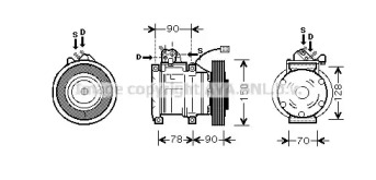 Компрессор AVA QUALITY COOLING HDK181