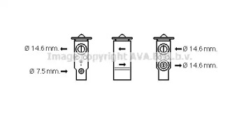 Клапан AVA QUALITY COOLING HY1289