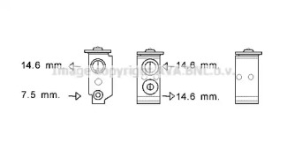 Клапан AVA QUALITY COOLING HY1363