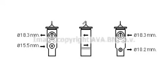 Расширительный клапан, кондиционер AVA QUALITY COOLING HY1410