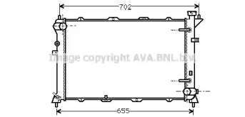 Теплообменник AVA QUALITY COOLING HY2025