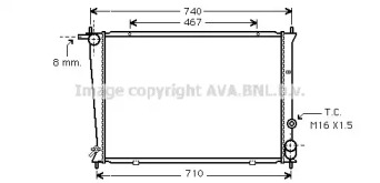 Теплообменник AVA QUALITY COOLING HY2049