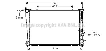 Теплообменник AVA QUALITY COOLING HY2050