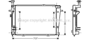 Теплообменник AVA QUALITY COOLING HY2130