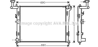 Теплообменник AVA QUALITY COOLING HY2179