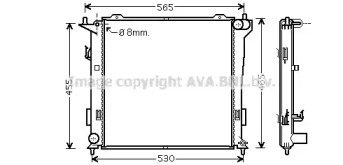 Теплообменник AVA QUALITY COOLING HY2181