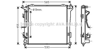 Теплообменник AVA QUALITY COOLING HY2182