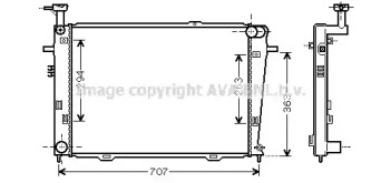 Теплообменник AVA QUALITY COOLING HY2210