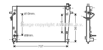 Теплообменник AVA QUALITY COOLING HY2247