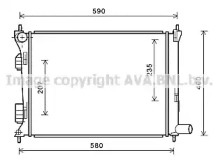 Теплообменник AVA QUALITY COOLING HY2277