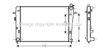 Теплообменник AVA QUALITY COOLING HY2328