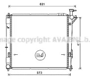 Теплообменник AVA QUALITY COOLING HY2346