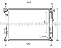 Теплообменник AVA QUALITY COOLING HY2428