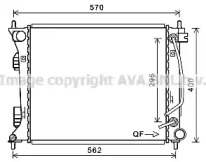 Теплообменник AVA QUALITY COOLING HY2433