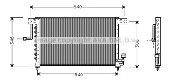 Конденсатор, кондиционер AVA QUALITY COOLING HY5036