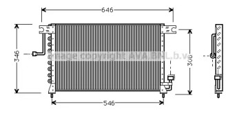 Конденсатор AVA QUALITY COOLING HY5037