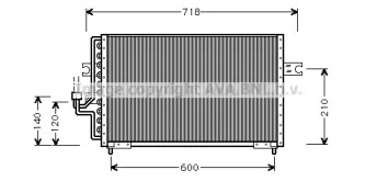 Конденсатор AVA QUALITY COOLING HY5042