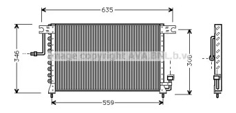 Конденсатор, кондиционер AVA QUALITY COOLING HY5046