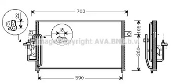 Конденсатор AVA QUALITY COOLING HY5059