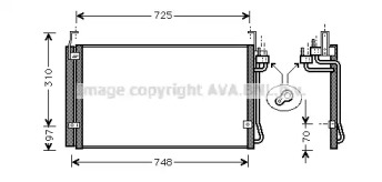 Конденсатор AVA QUALITY COOLING HY5071D