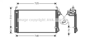 Конденсатор AVA QUALITY COOLING HY5072D