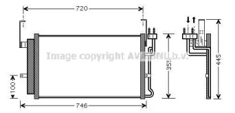 Конденсатор AVA QUALITY COOLING HY5084D