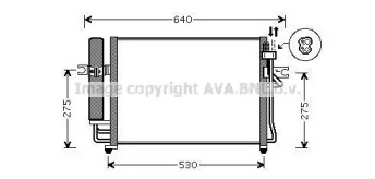 Конденсатор AVA QUALITY COOLING HY5090D