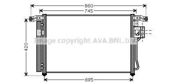 Конденсатор AVA QUALITY COOLING HY5176D