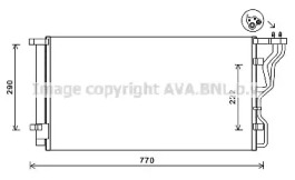 Конденсатор, кондиционер AVA QUALITY COOLING HY5298D