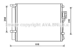 Конденсатор, кондиционер AVA QUALITY COOLING HY5310D