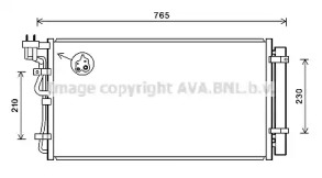 Конденсатор, кондиционер AVA QUALITY COOLING HY5316D