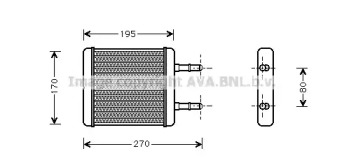 Теплообменник AVA QUALITY COOLING HY6061