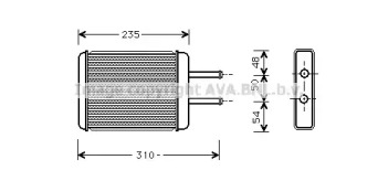 Теплообменник AVA QUALITY COOLING HY6069