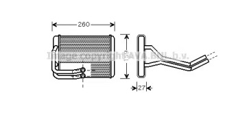 Теплообменник AVA QUALITY COOLING HY6122