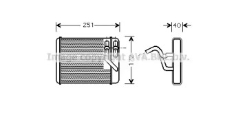 Теплообменник AVA QUALITY COOLING HY6140