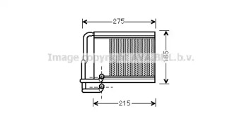 Теплообменник, отопление салона AVA QUALITY COOLING HY6213