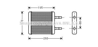 Теплообменник AVA QUALITY COOLING HY6216