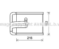 Теплообменник AVA QUALITY COOLING HY6254