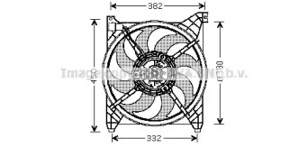 Вентилятор AVA QUALITY COOLING HY7505