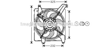 Вентилятор AVA QUALITY COOLING HY7507