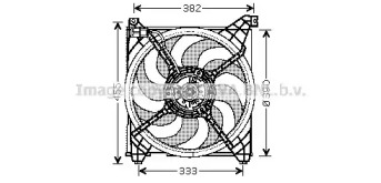 Вентилятор AVA QUALITY COOLING HY7509