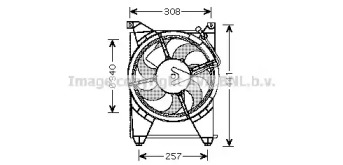 Вентилятор AVA QUALITY COOLING HY7514