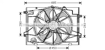 Вентилятор AVA QUALITY COOLING HY7519