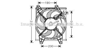 Вентилятор AVA QUALITY COOLING HY7524