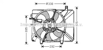 Вентилятор AVA QUALITY COOLING HY7526