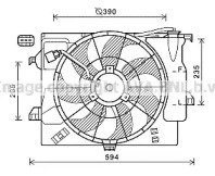 Вентилятор AVA QUALITY COOLING HY7546