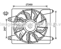 Вентилятор AVA QUALITY COOLING HY7560