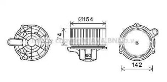 Электродвигатель AVA QUALITY COOLING HY8348