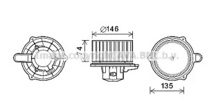 Электродвигатель AVA QUALITY COOLING HY8350